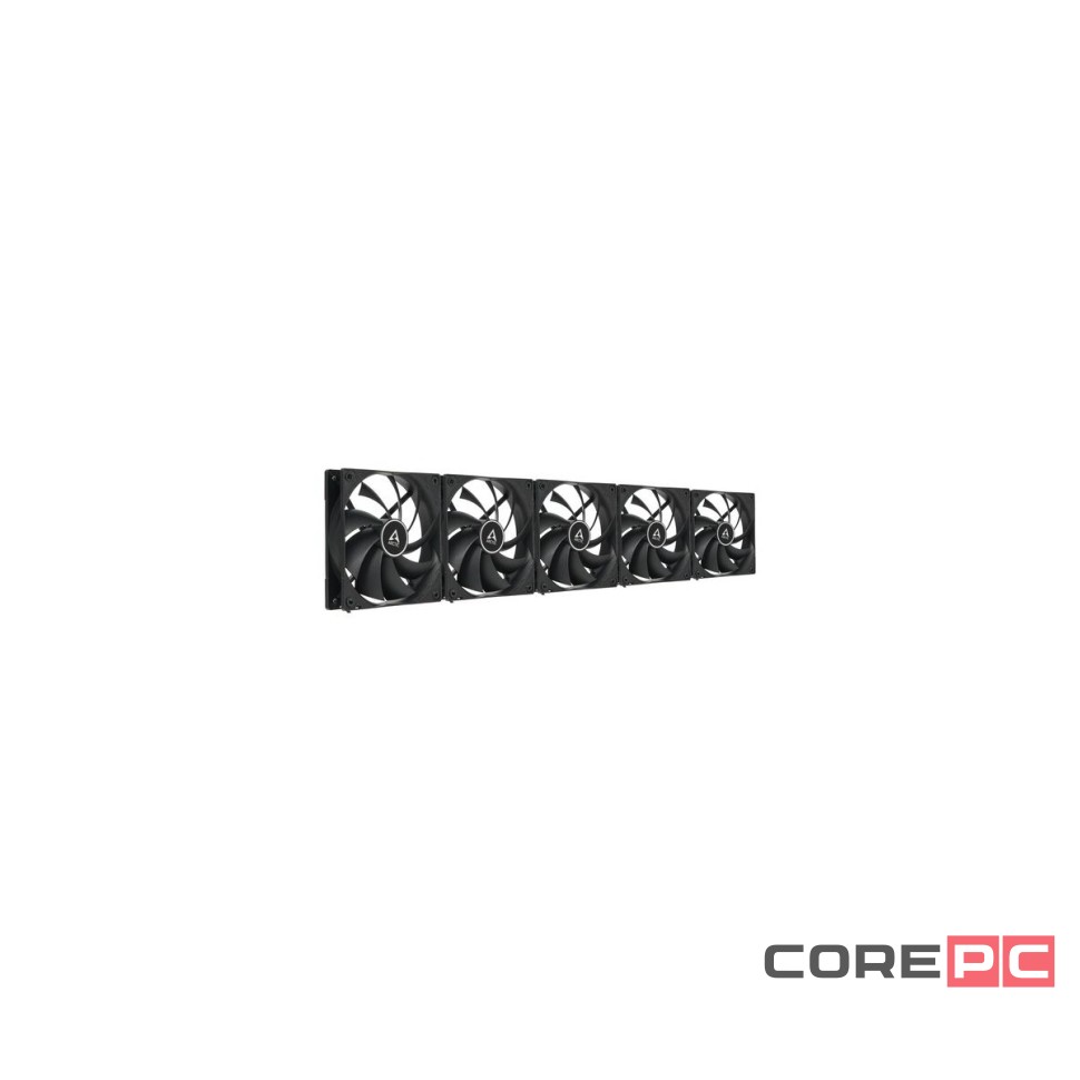 Вентилятор для корпуса Arctic Cooling F12 PWM PST Value Pack Black ACFAN00250A