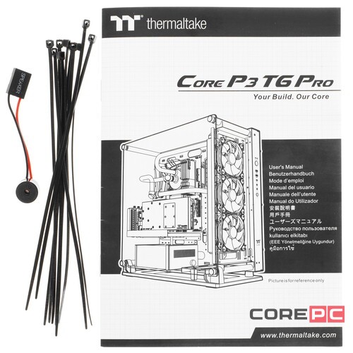 Компьютерный корпус Thermaltake CORE P3 Pro TG Black CA-1G4-00M1WN-09