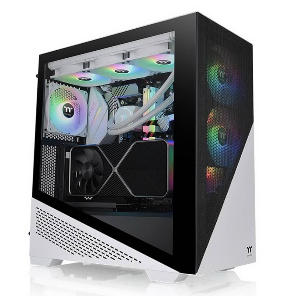 Компьютерный корпус Thermaltake DIVIDER 370 TG ARGB Snow White TG ARGB CA-1S4-00M6WN-00