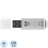 USB флеш накопитель Smartbuy 64GB V-Cut Silver (SB64GBVC-S)