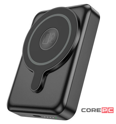 Внешний аккумулятор Hoco Q11 Expressar MagSafe 3в1 10000mAh USB Type-C (черный)