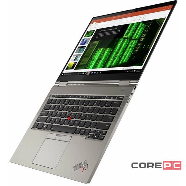 Ноутбук Lenovo ThinkPad X1 Titanium Yoga Gen 1 20QA00A0US (i5-1140G7/16GB/256GB SSD/13.5"/2256x1504/Touch/Intel Iris Xe/Windows 11 Pro) Титановый