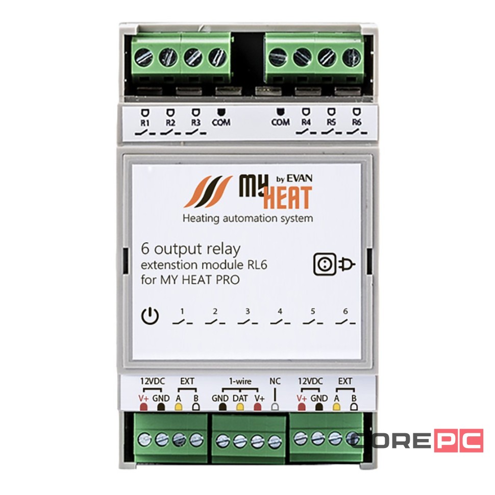 Блок релейный расширения MY HEAT RL6