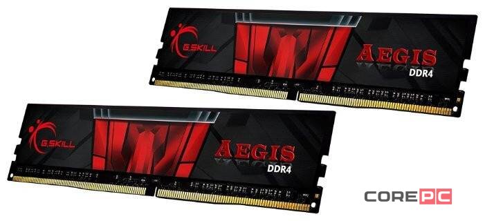Оперативная память 32 Gb 3000 MHz G.Skill AEGIS (F4-3000C16D-32GISB)