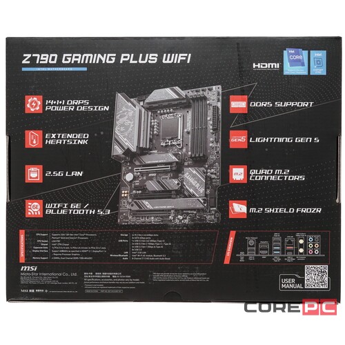 Материнская плата MSI Z790 GAMING PLUS WIFI