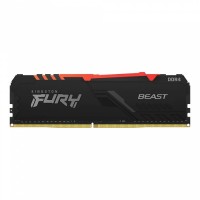Оперативная память 8 Gb 2666 MHz Kingston FURY Beast RGB Black (KF426C16BBA/8)