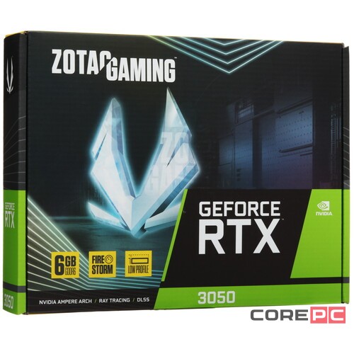 Видеокарта ZOTAC (ZT-A30510L-10L) GeForce RTX 3050 6GB