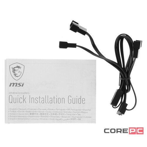 Комплект вентиляторов для корпуса MSI MAG MAX F12A-3H ARGB OE3-7G09F04-W57