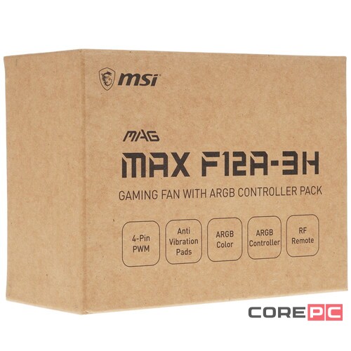 Комплект вентиляторов для корпуса MSI MAG MAX F12A-3H ARGB OE3-7G09F04-W57