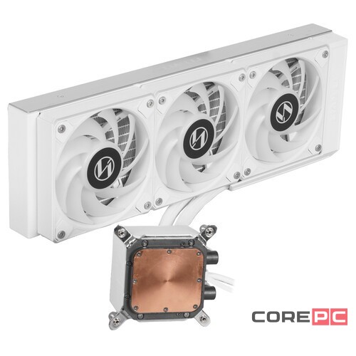 Система жидкостного охлаждения для процессора Lian Li HydroShift LCD 360R ARGB White (G89.GHSLCD36RW.R0)