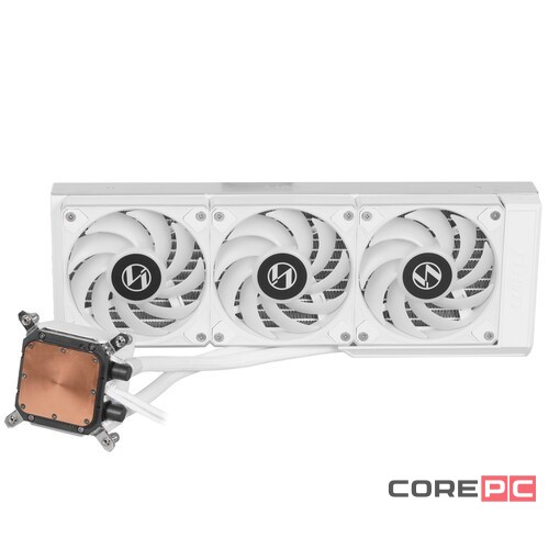 Система жидкостного охлаждения для процессора Lian Li HydroShift LCD 360R ARGB White (G89.GHSLCD36RW.R0)