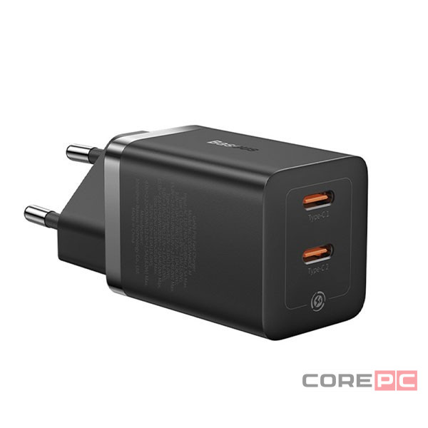 Сетевое зар. устр. Baseus GaN5 Pro Fast Charger C+C 40W CCGP180101 черное