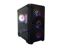 Компьютерный корпус 1STPLAYER TRILOBITE T5 ARGB Black (T5-BK-4F7)