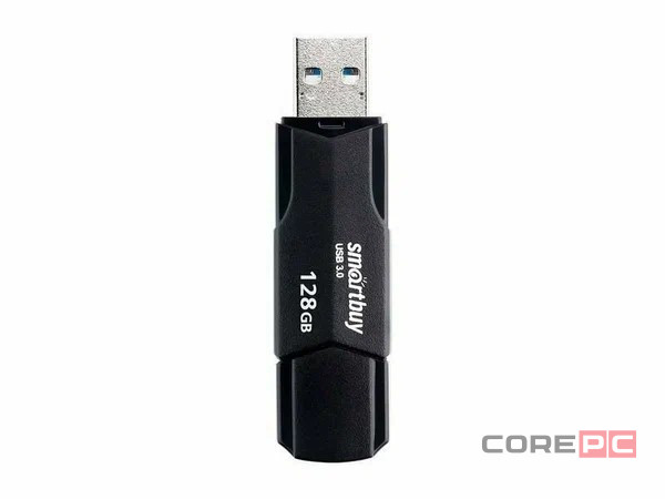 3.1 USB флеш накопитель Smartbuy 128GB CLUE Black (SB128GBCLU-K3)
