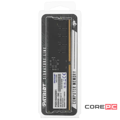 Оперативная память 16 Gb 5200 MHz PATRIOT SIGNATURE LINE (PSD516G520081)