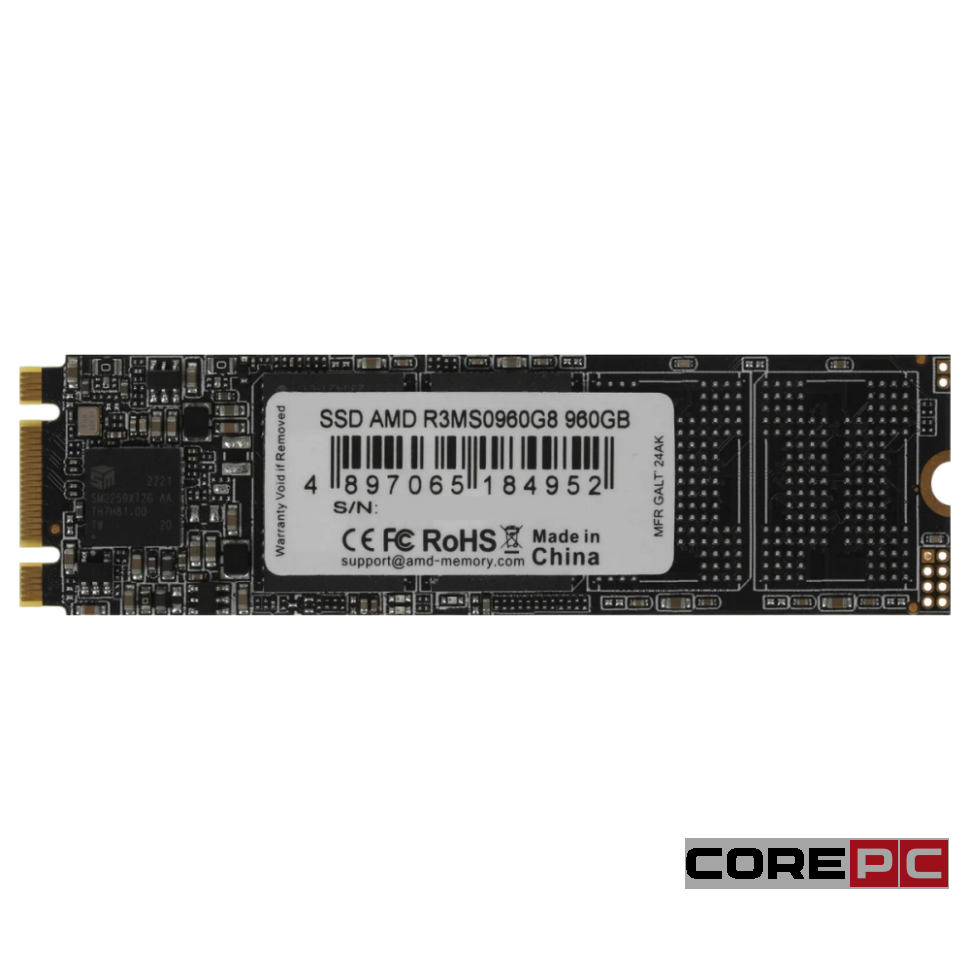 Твердотельный накопитель AMD 960 Gb R3 Series (R3MS0960G8)