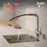 Смеситель для кухни Iddis UMBBNPFi05, рычажное управление, цвет сатин