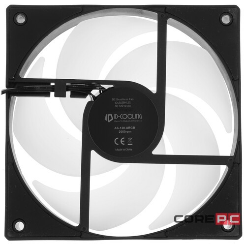 Вентилятор для корпуса ID-COOLING AS-120-ARGB-K