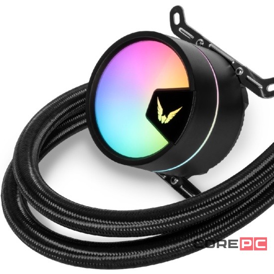 Система жидкостного охлаждения для процессора Valkyrie A360 ARGB Black (HW A360)