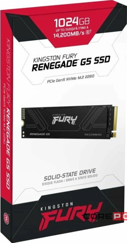 Твердотельный накопитель Kingston 1000 Gb FURY Renegade (SFYR2S/1T0)