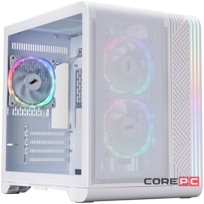 Компьютерный корпус 1STPLAYER VT5 ARGB White (VT5-WH-3FS7-W)