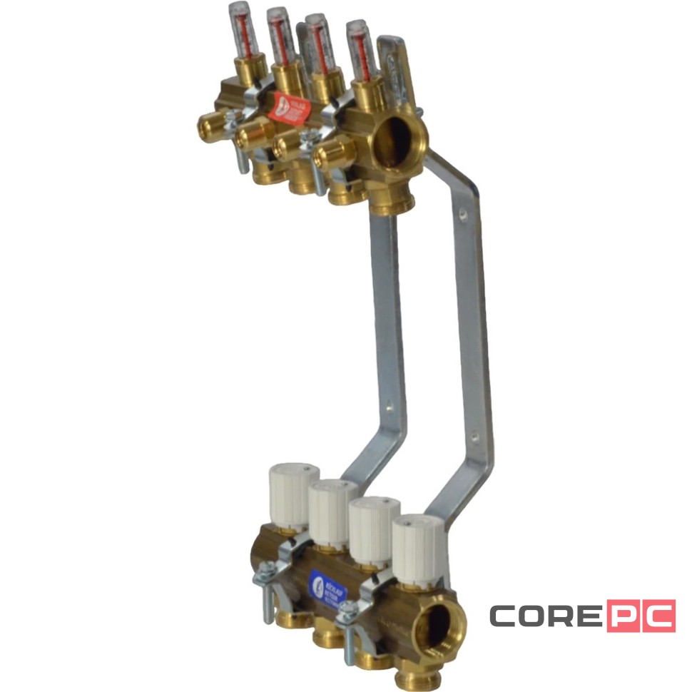 Комплект коллекторного узла Giacomini 1quot; x 3/4quot;E /4, R553KY064