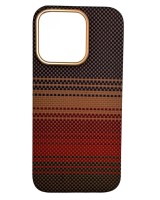 Накладка для i-Phone 16 Pro Keephone Kevilar Seanova MagSnap коричневый