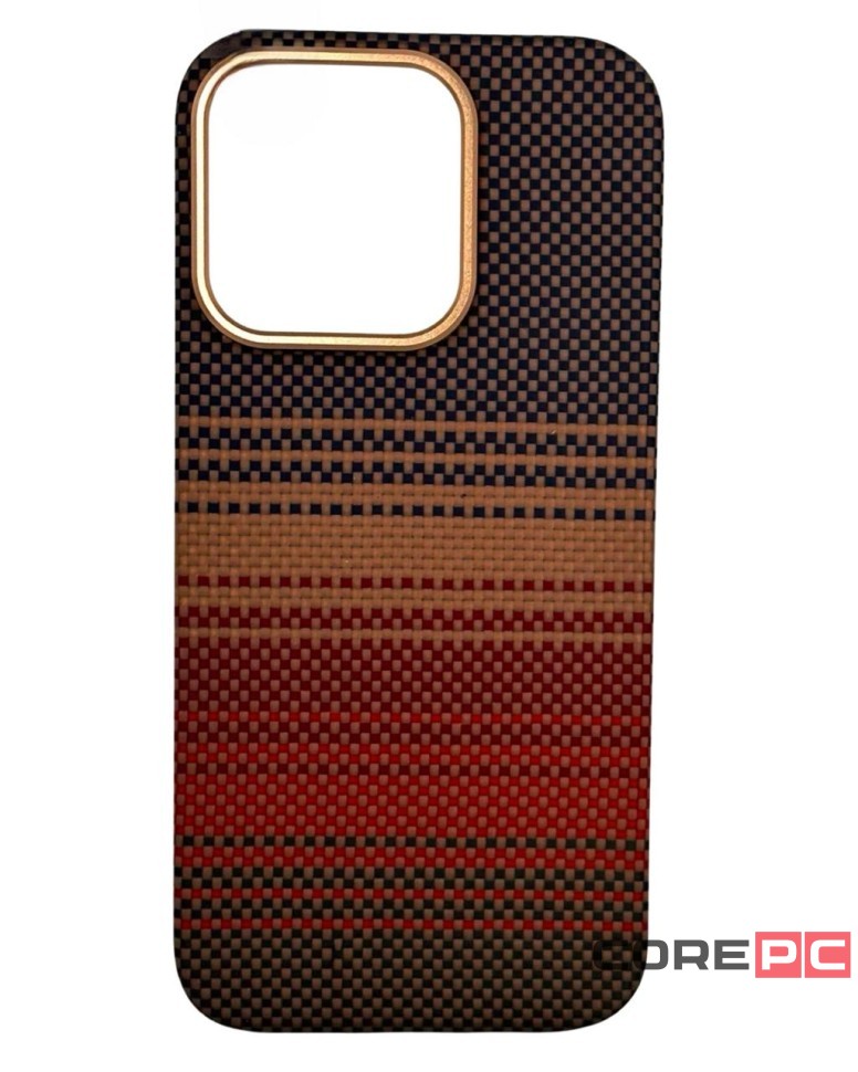 Накладка для i-Phone 16 Pro Keephone Kevilar Seanova MagSnap коричневый