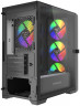 Компьютерный корпус Powercase ByteFlow Micro LE ARGB Black (CAMBFB-A4-LE)