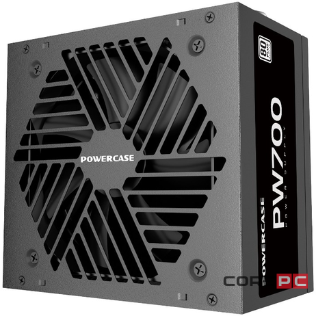 Блок питания Powercase 700W PW700 Black (PS-700W-DC)