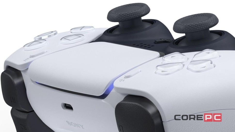 Беспроводной контроллер Sony DualSense Wireless Controller для PS5 (белый/черный)