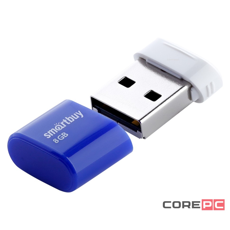 USB флеш накопитель Smartbuy 8GB Lara Blue (SB8GBLara-B)