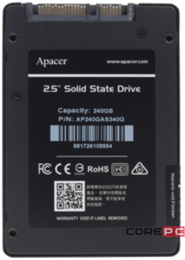Твердотельный накопитель Apacer 240 Gb PANTHER AS340 AP240GAS340G-1