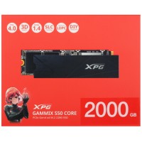 Твердотельный накопитель ADATA XPG 2000 Gb S50 Black (SGAMMIXS50C-2000G-CS)