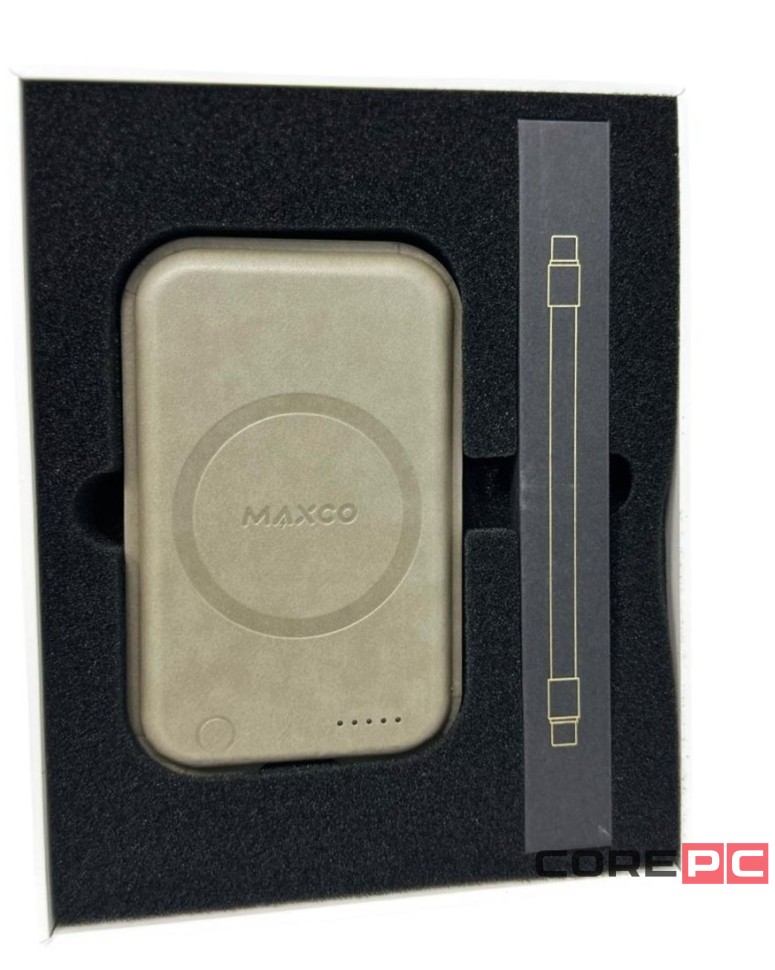 Powerbank магнитный с MagSafe Maxco MP26 5000mAh 15W серый