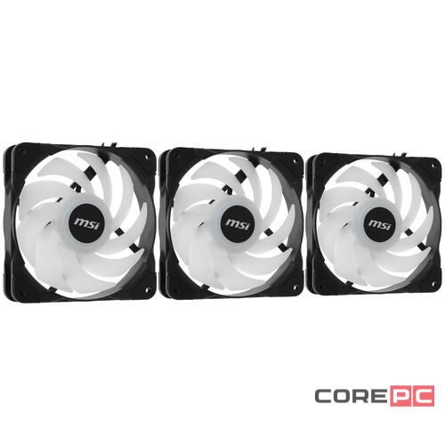 Комплект вентиляторов для корпуса MSI MAG MAX F12A-3 ARGB OE3-7G09F02-W57
