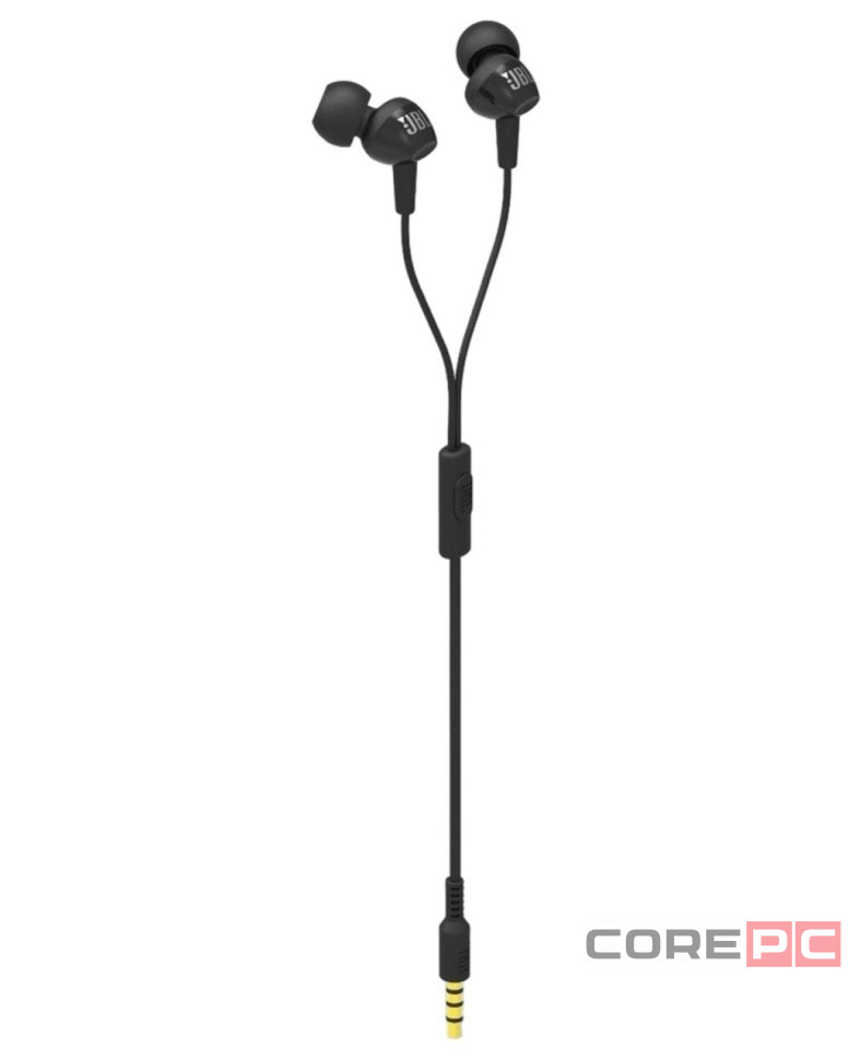 Наушники с микрофоном JBL C100SI 1.2м черный