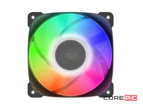 Вентилятор для корпуса Geometric Future Squama 3805B 5V ARGB Black (1F3805B112000) (GF_SQM-3805B-SP)