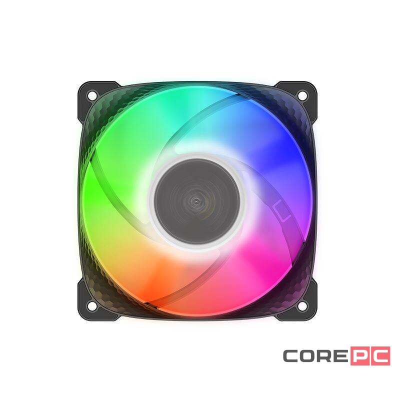 Вентилятор для корпуса Geometric Future Squama 3805B 5V ARGB Black (1F3805B112000) (GF_SQM-3805B-SP)