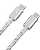 Usb Кабель-зарядка Type-C на Type-C Anker (A8757621) 100W 1.8м серебристый