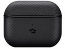 Чехол для Airpods Pro/Pro 2 Pitaka Magez Case 600D черно-серый