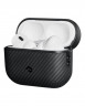 Чехол для Airpods Pro/Pro 2 Pitaka Magez Case 600D черно-серый