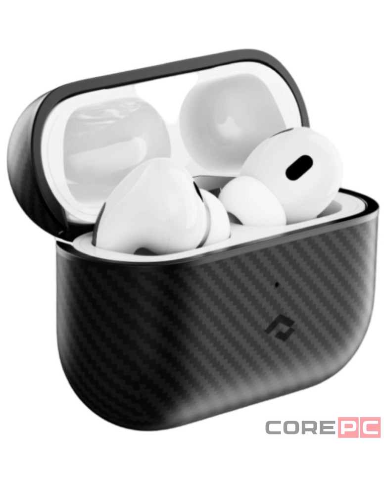 Чехол для Airpods Pro/Pro 2 Pitaka Magez Case 600D черно-серый