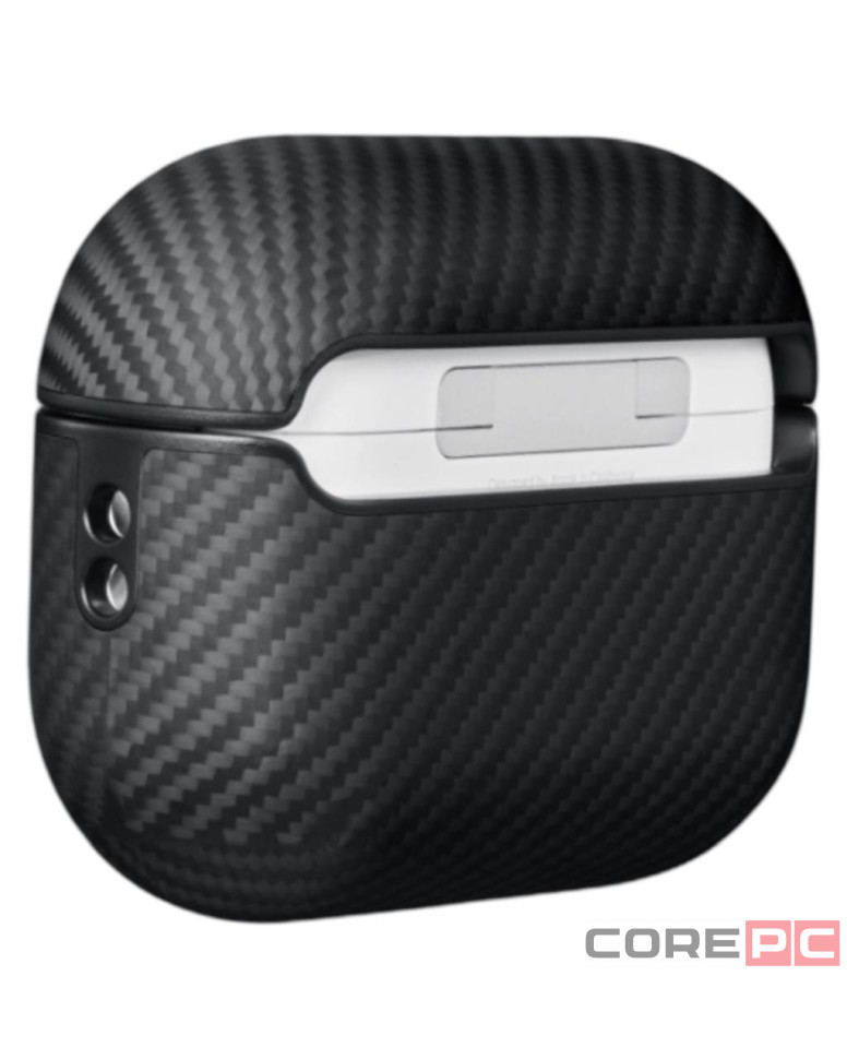 Чехол для Airpods Pro/Pro 2 Pitaka Magez Case 600D черно-серый