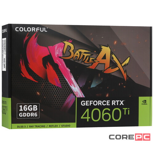 Видеокарта Colorful (RTX 4060 Ti NB DUO 16GB-V) GeForce RTX 4060 Ti 16GB NB DUO 16GB-V