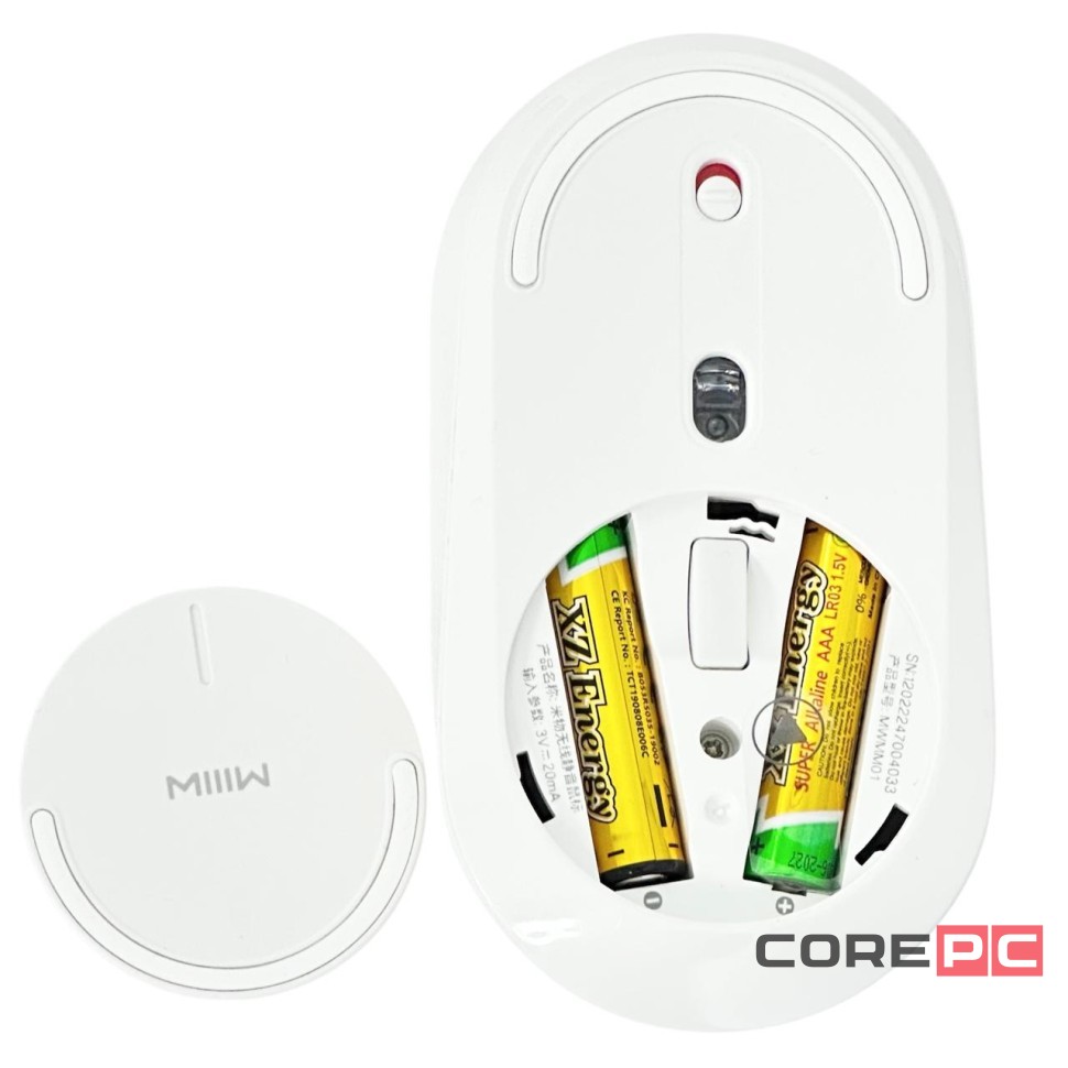 Мышь беспроводная Xiaomi MIIIW Wireless Office Mouse MWWM01 белая