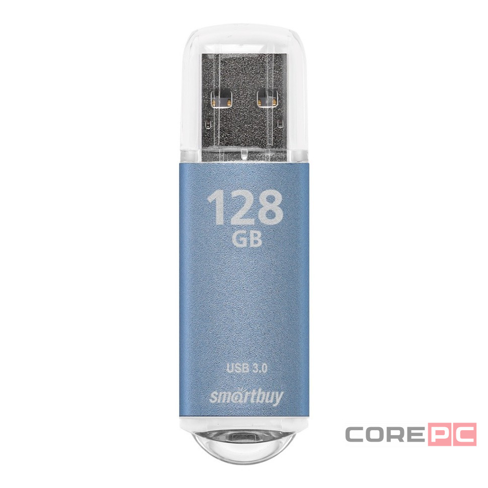 3.0 USB флеш накопитель Smartbuy 128GB V-Cut Blue (SB128GBVC-B3)
