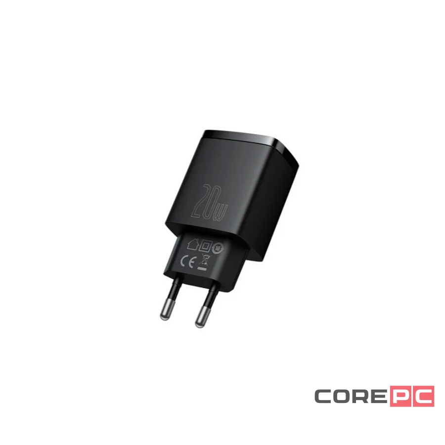 Сетевое зар. устр. Baseus Compact 20W EU 1USB/1C CCXJ-B01 черное