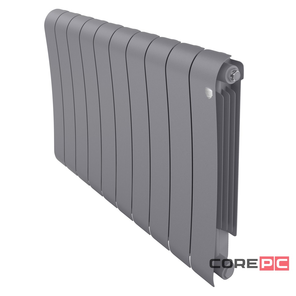 Радиатор биметаллический Royal Thermo Infinity 500 Silver Satin - 10 секц.