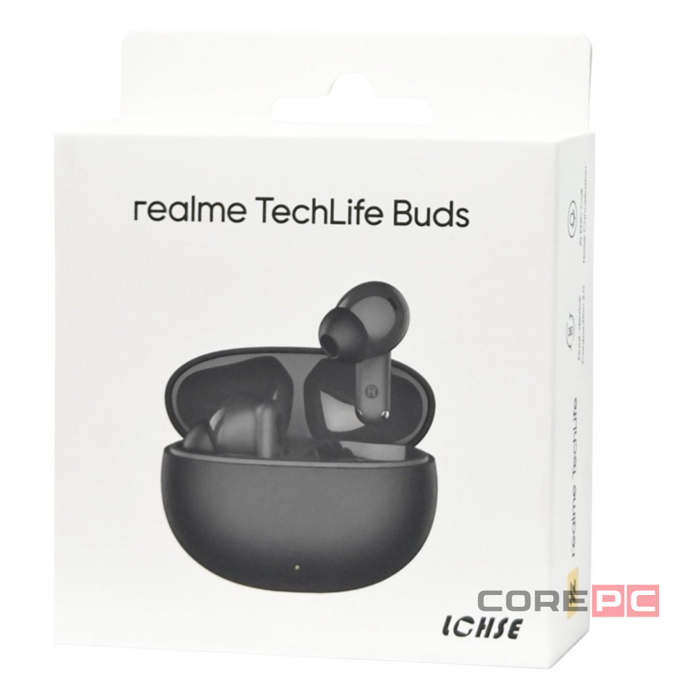 Беспроводные наушники TWS Realme Buds TechLife черные